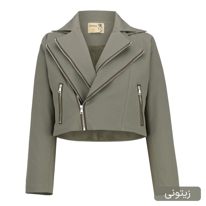 کراپ کت زنانه السانا مدل رازیان کد 2418