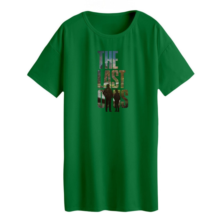 تی شرت لانگ زنانه مدل LAST OF US