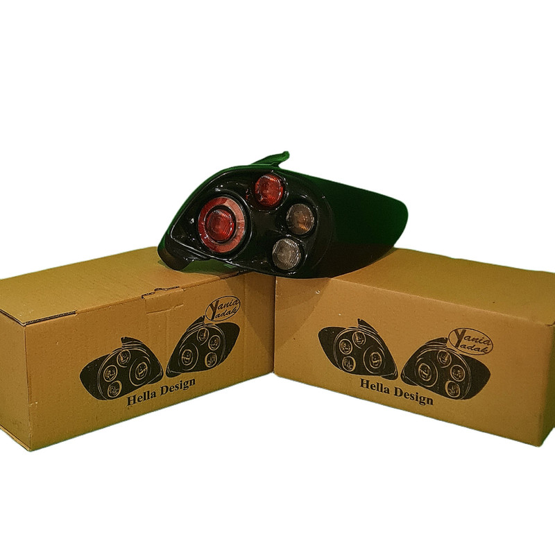 چراغ خطر عقب خودرو وانیا یدک کد 08018 مناسب برای 206 بسته 2 عددی
