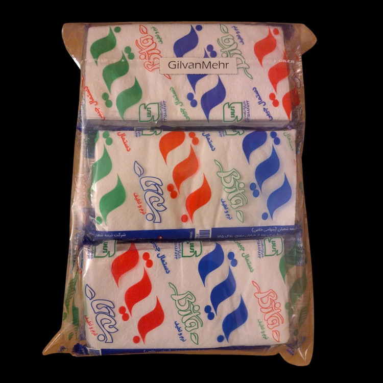 دستمال کاغذی 10 برگ دولایه بیتا مدل GM7 بسته 7 عددی