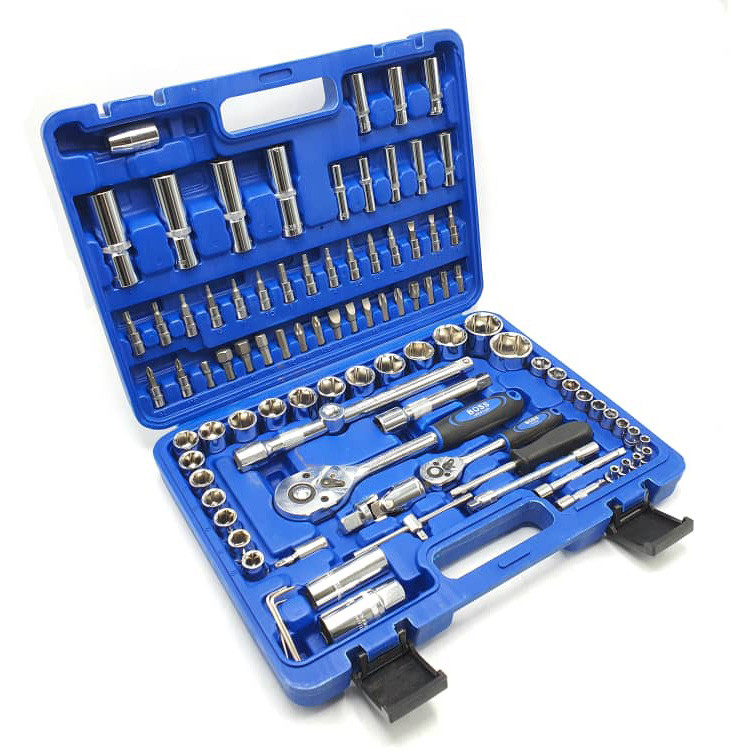 آچار بکس جغجغه ای باس مدل DR-14-12 مجموعه 94 عددی