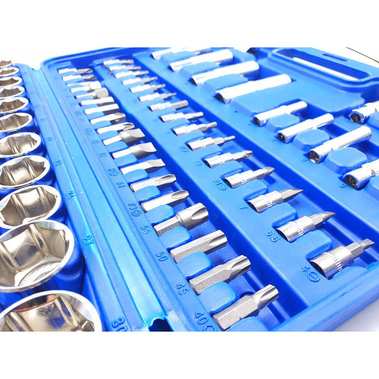 آچار بکس جغجغه ای باس مدل DR-14-12 مجموعه 94 عددی