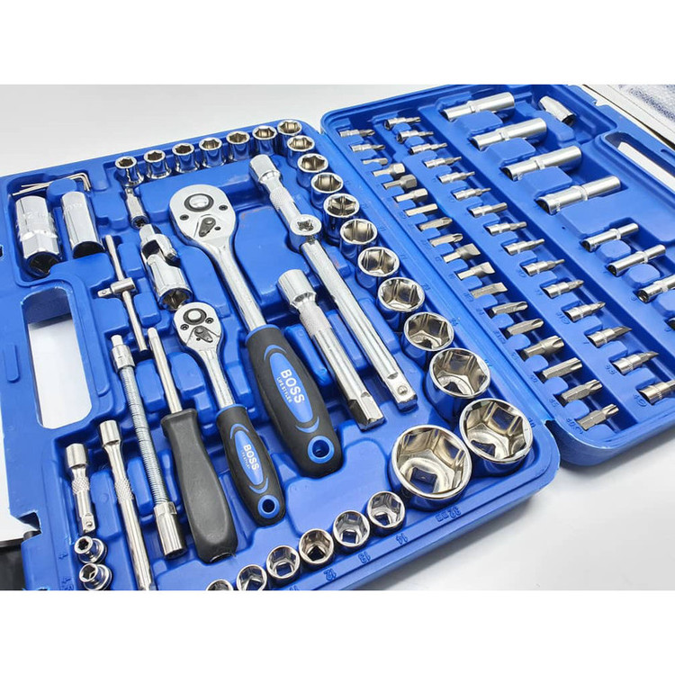 آچار بکس جغجغه ای باس مدل DR-14-12 مجموعه 94 عددی