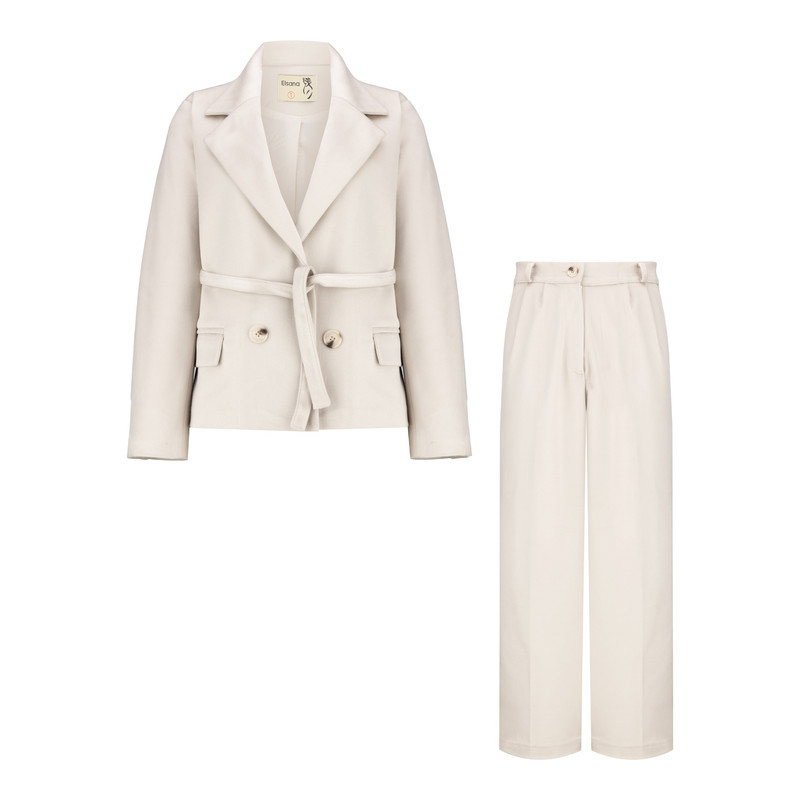 ست کت و شلوار رسمی زنانه السانا مدل شادمهر کد 2401