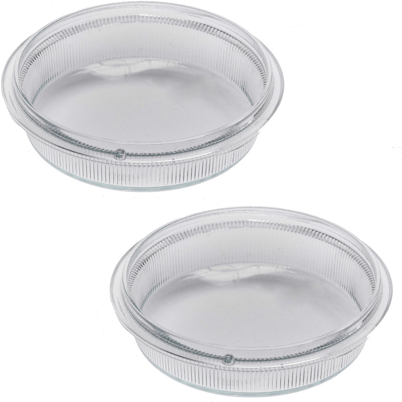 شیشه چراغ مه شکن مدل JT123 مناسب برای پژو SLX بسته 2 عددی
