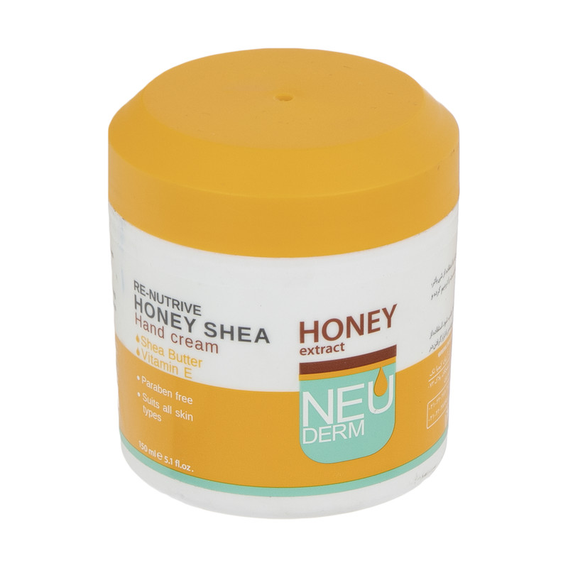 کرم دست نئودرم مدل Honey Shea حجم 150 میلیلیتر