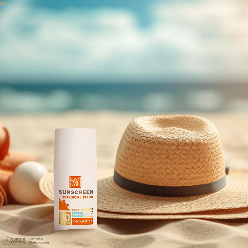 فلوئید ضدآفتاب بیرنگ مای SPF30 مدل Physicall مناسب انوع پوست، حجم 50 میلیلیتر