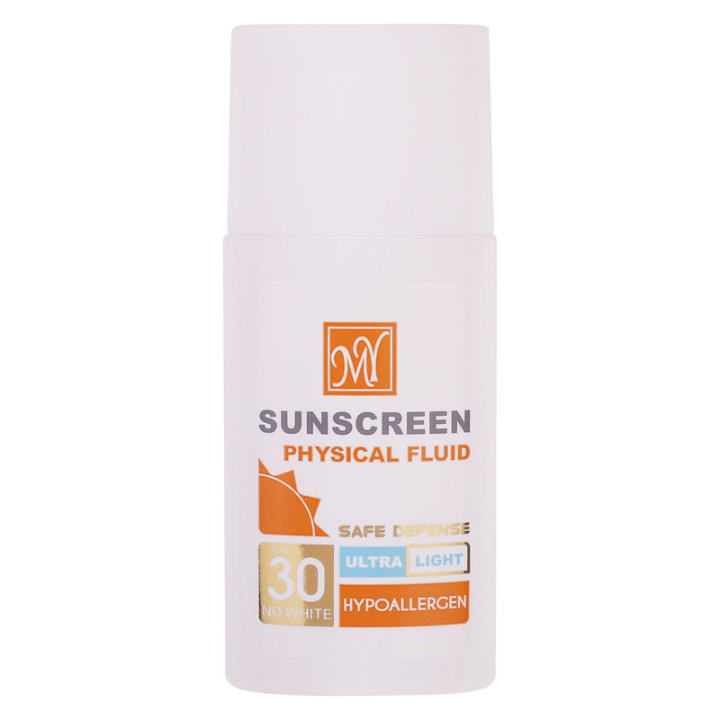 فلوئید ضدآفتاب بیرنگ مای SPF30 مدل Physicall مناسب انوع پوست، حجم 50 میلیلیتر