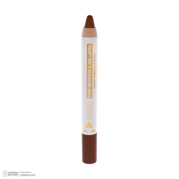 رژ لب مدادی مات دیفکتو مدل Waterproof شماره 7