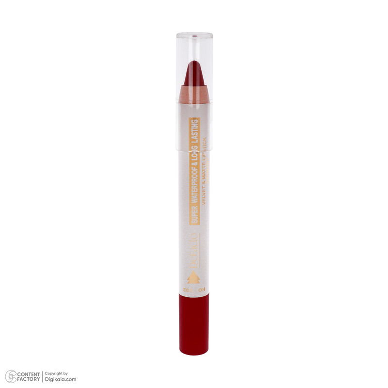 رژ لب مدادی مات دیفکتو مدل Waterproof شماره 2