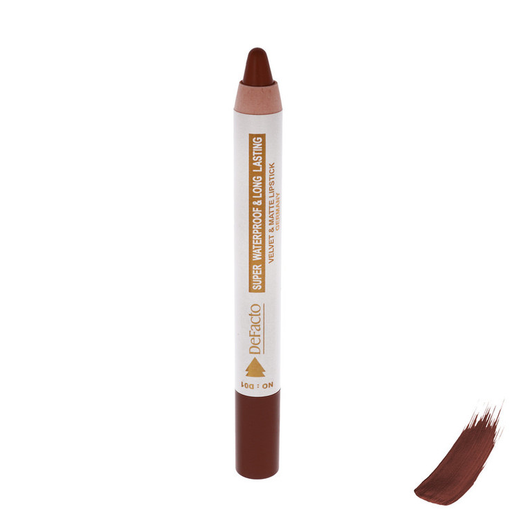 رژ لب مدادی مات دیفکتو مدل Waterproof شماره 1