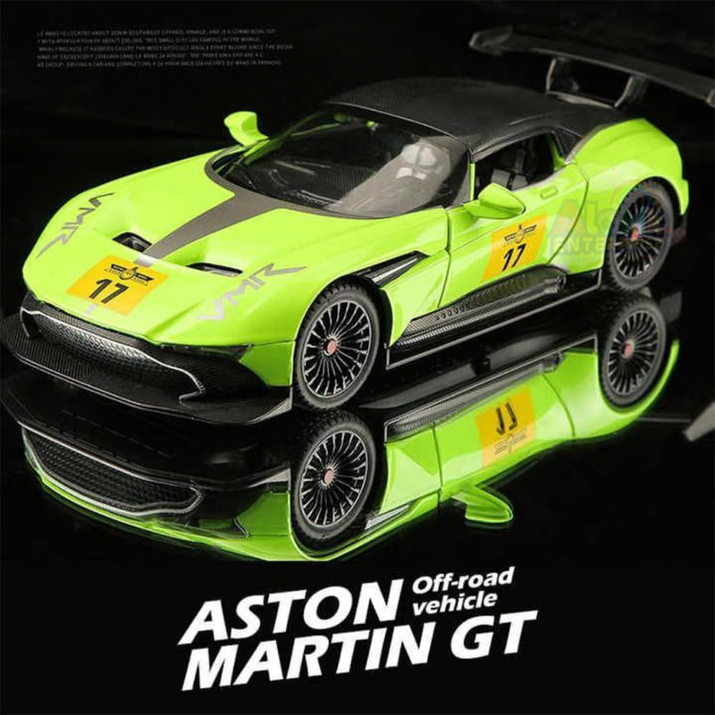 ماشین بازی مدل فلزی موزیکال استون مارتین ASTON MARTIN VULCUN