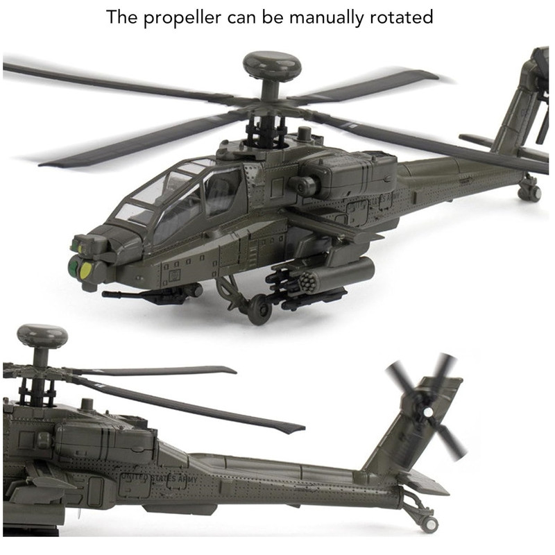 ماکت هلیکوپتر مدل آپاچی طرح Boeing AH-64 Apache
