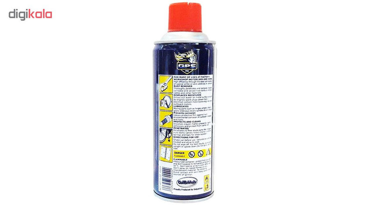 اسپری روان کننده و زنگ بر جی پی اس گل پخش مدل WD-40 حجم 450 میلی لیتر بسته 3 عددی