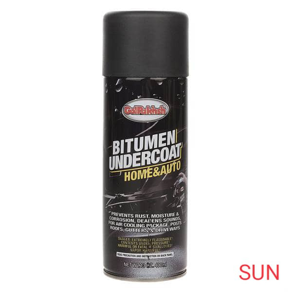 اسپری عایق رطوبتی گل پخش مدل BITUMEN UNDERCOAT کد 2023 حجم 450 میلی لیتر
