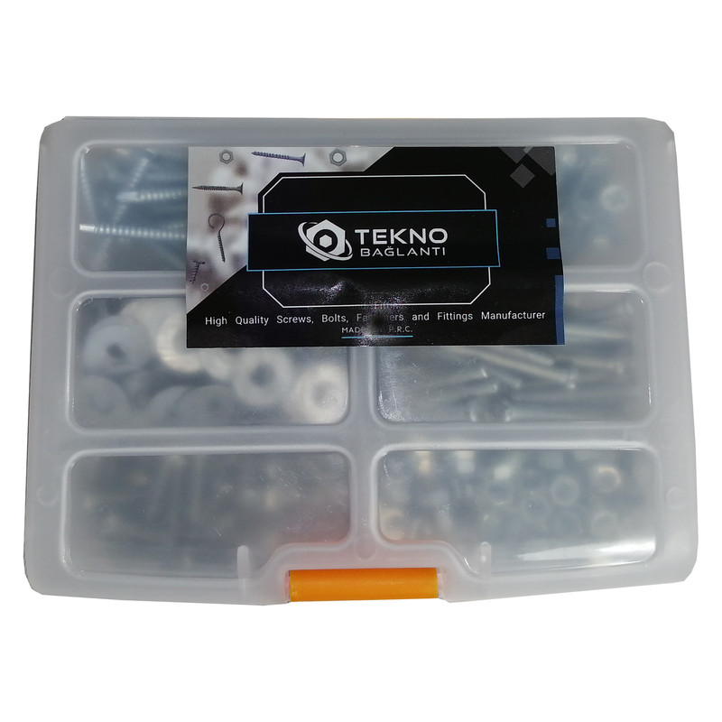 پیچ و مهره تکنو باغلانتی مدل Tekno-Screw-480 مجموعه 480 عددی