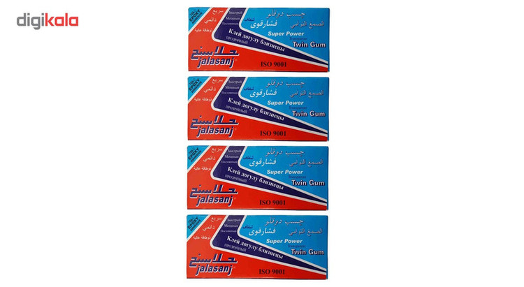 پک چسب دوقلو جلاسنج مدل Super Power بسته 4 عددی