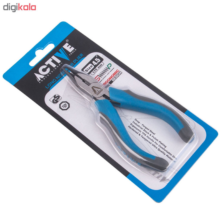 انبر دم باریک اکتیو تولز مدل AC-6315E سایز 4.5 اینچ