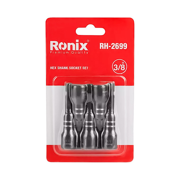 آچار بکس رونیکس مدل RH-2699 سایز 38 میلی متر بسته 5 عددی