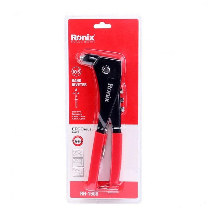 انبر پرچ رونیکس مدل RXH-1608 سایز 105 اینچ