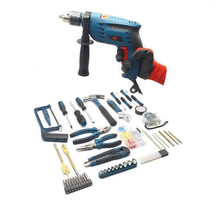 دریل پیچ گوشتی چکشی باس کد 2900 مجموعه 101 عددی