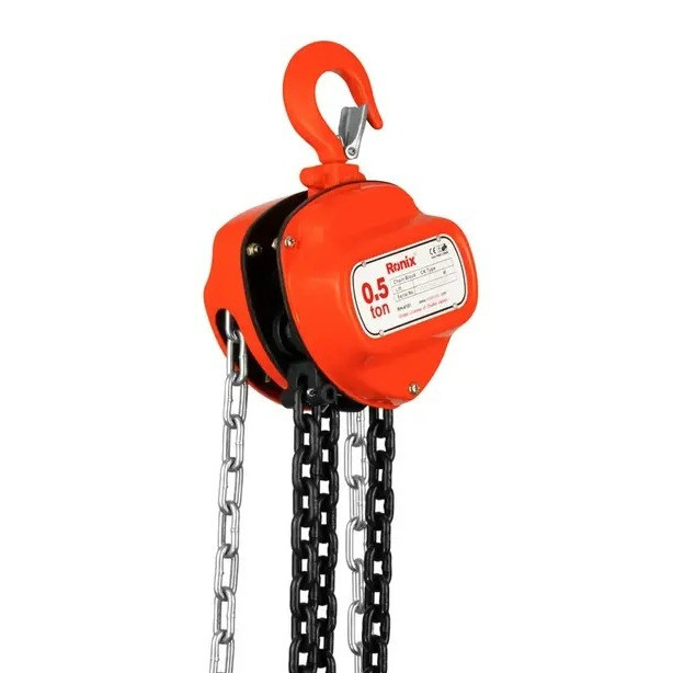 جرثقیل زنجیری رونیکس مدل RH-4101 ظرفیت 0.5 تن