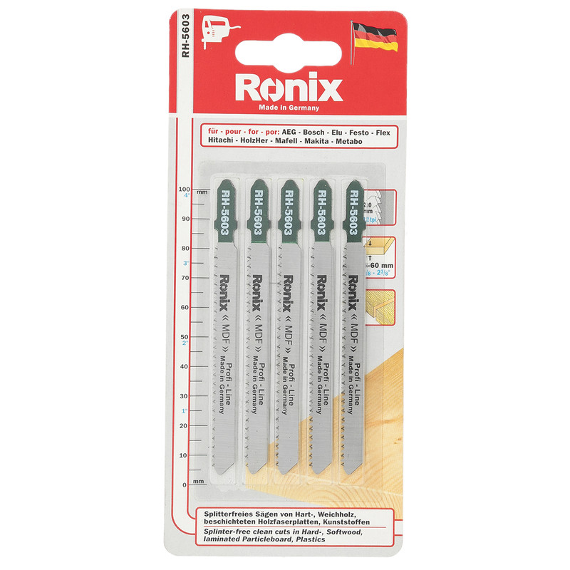 تیغ اره عمودبر رونیکس مدل RH-5603 بسته 5 عددی