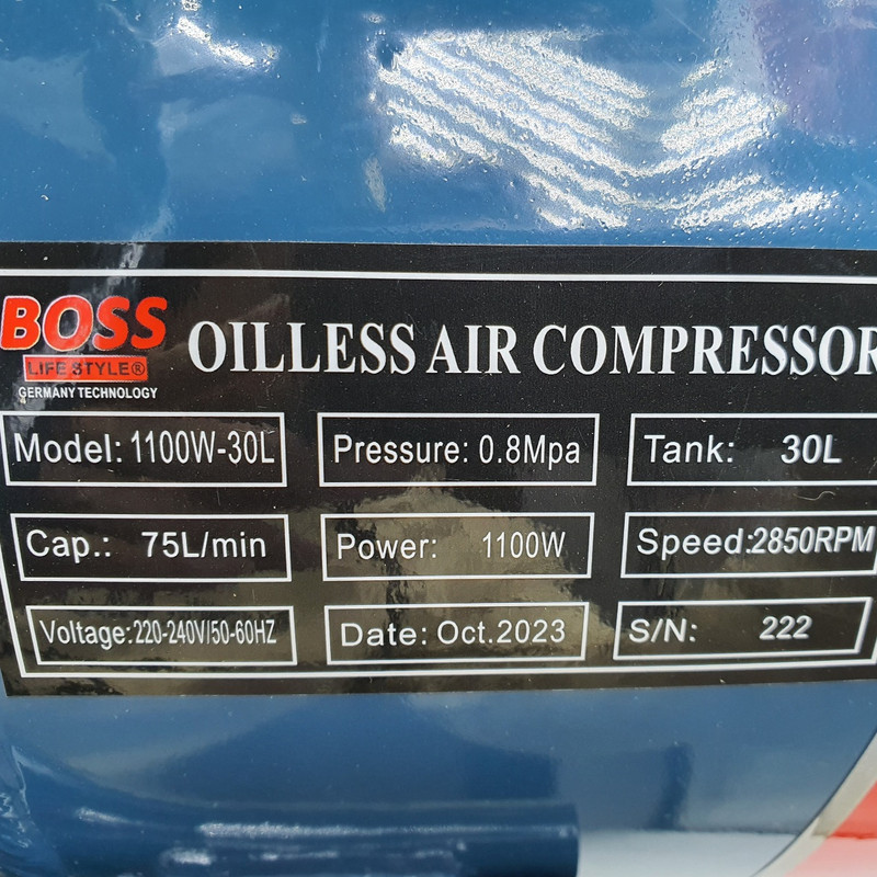 کمپرسور هوا باس مدل 1100W-30L
