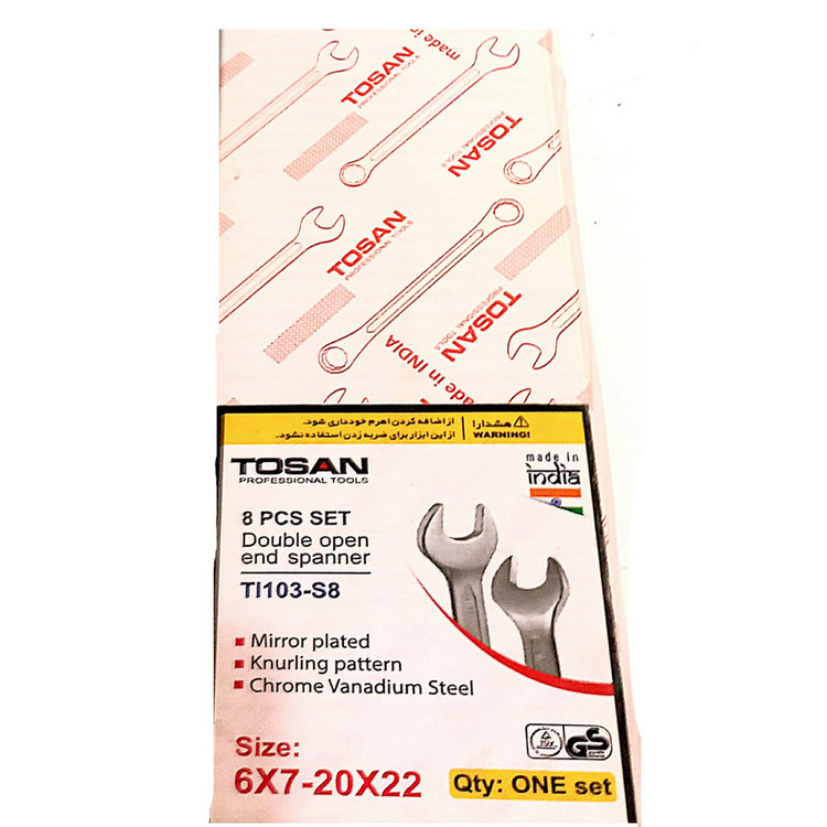 آچار تخت توسن مدل TI103-S8 مجموعه 8 عددی