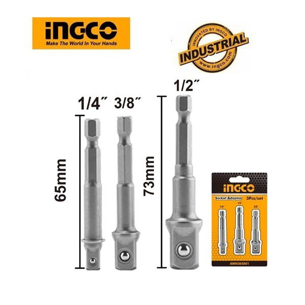 آچار بکس اینکو مدل A-M-N-365A01 مجموعه 3 عددی