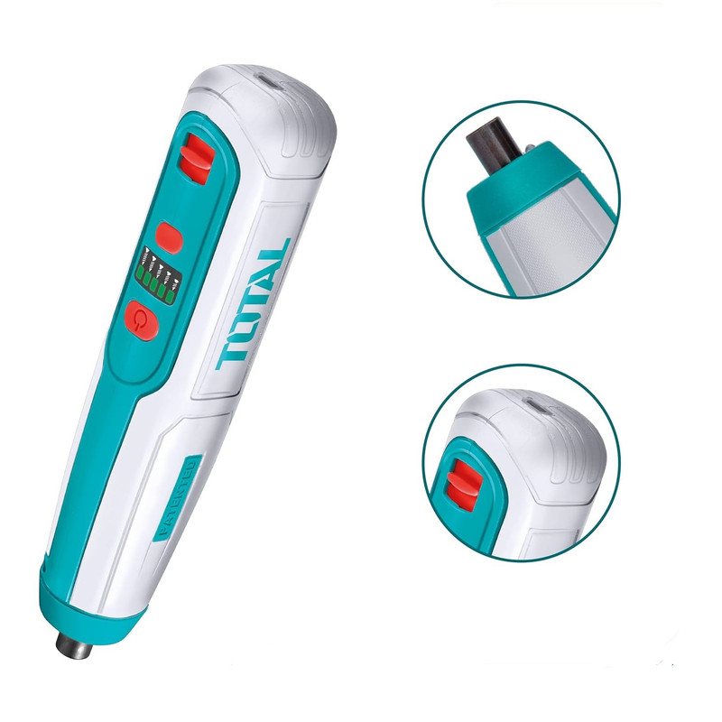 مجموعه 45 عددی پیچ گوشتی شارژی توتال مدل TSDLI0403-4V