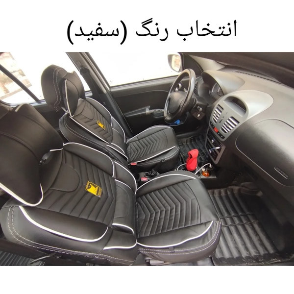 ست کامل روکش صندلی خودرو شاهسوند مدل خلبانی مناسب برای پراید 131