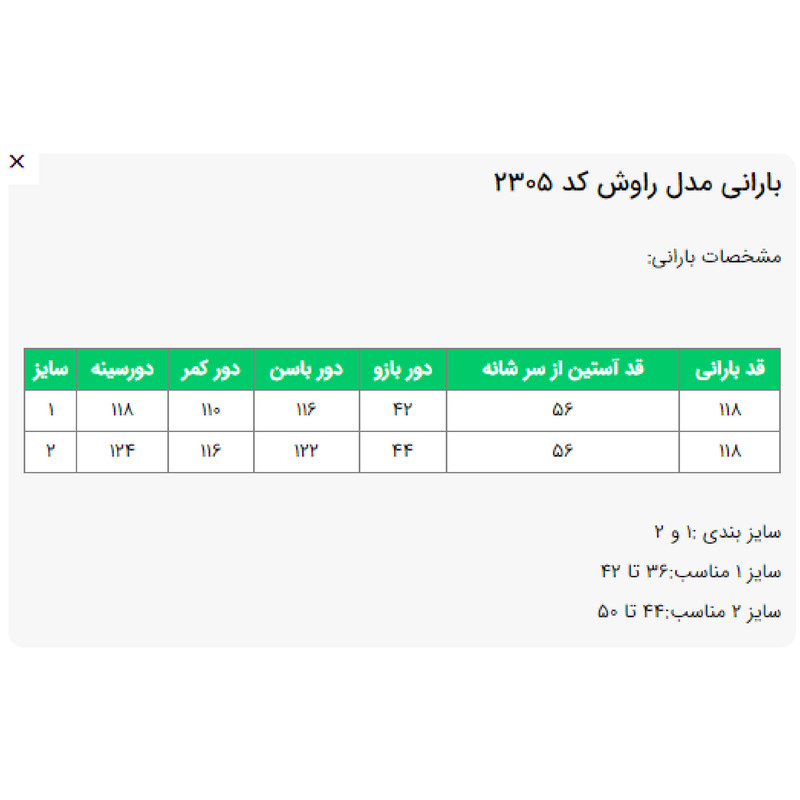 بارانی زنانه السانا مدل راوش کد 230528