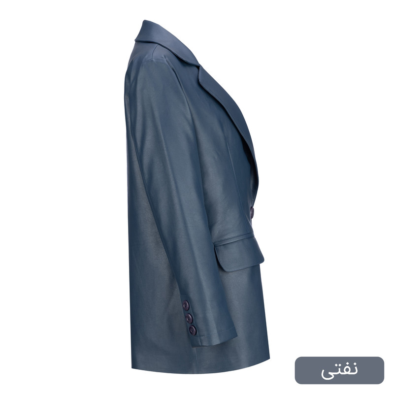 کت چرم زنانه السانا مدل بهسام کد 2384