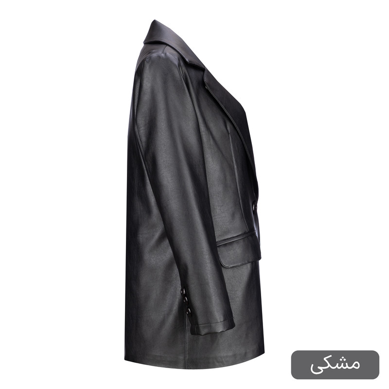 کت چرم زنانه السانا مدل بهسام کد 2384