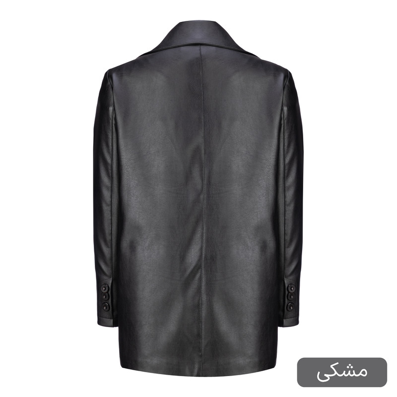 کت چرم زنانه السانا مدل بهسام کد 2384