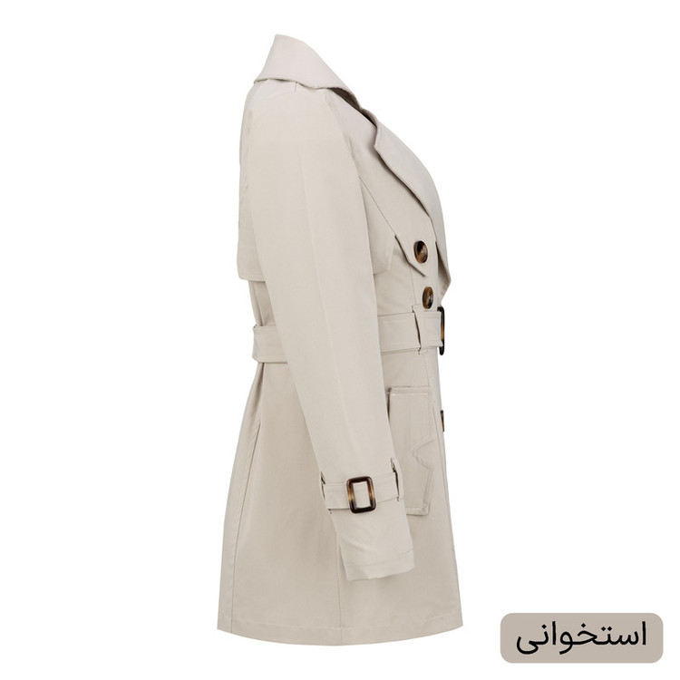 بارانی زنانه السانا مدل تیتار کد 2341مدل 1