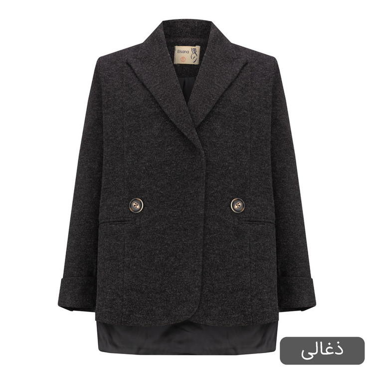 پالتو زنانه السانا مدل برشید کد 2381مدل 1