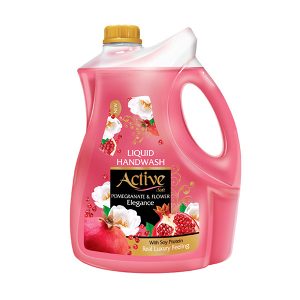 مایع دستشویی اکتیو مدل Pomegranate Flower وزن 3750 گرم