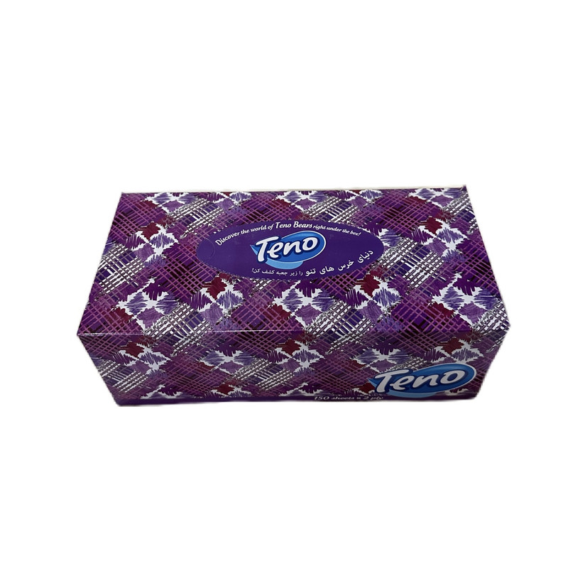 دستمال کاغذی 150 برگ دو لایه تنو مدل seed 30 مجموعه 4 عددی
