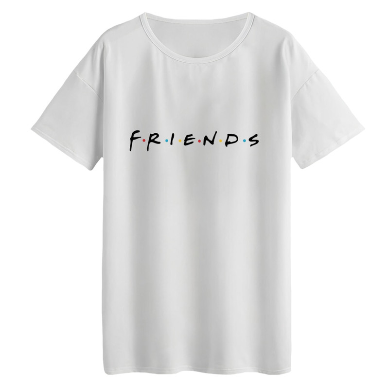 تیشرت لانگ آستین کوتاه زنانه مدل Friends کد2