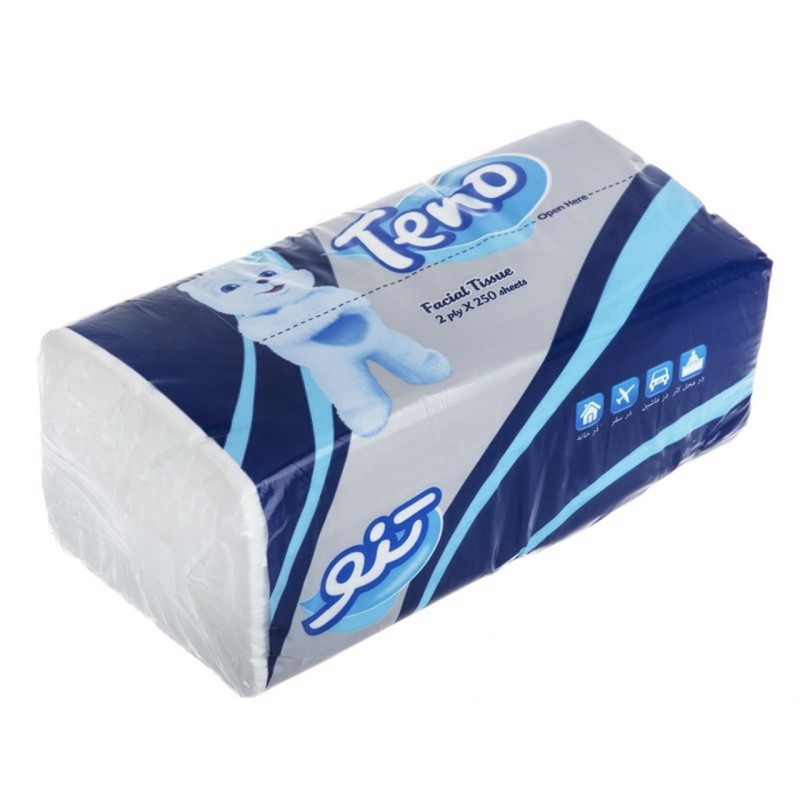 دستمال توالت و دستمال کاغذی تنو مدل soft 1123 مجموعه 6 عددی