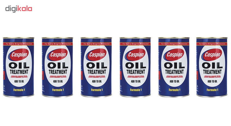مکمل روغن موتور خودرو کاسپین مدل Formula 1 حجم 300 میلی لیتر بسته 6 عددی