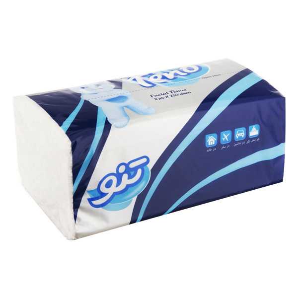 دستمال کاغذی تنو مدل اقتصادی مجموعه 4 عددی