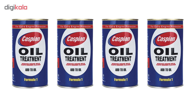مکمل روغن موتور خودرو کاسپین مدل Formula 1 حجم 300 میلی لیتر بسته 4 عددی