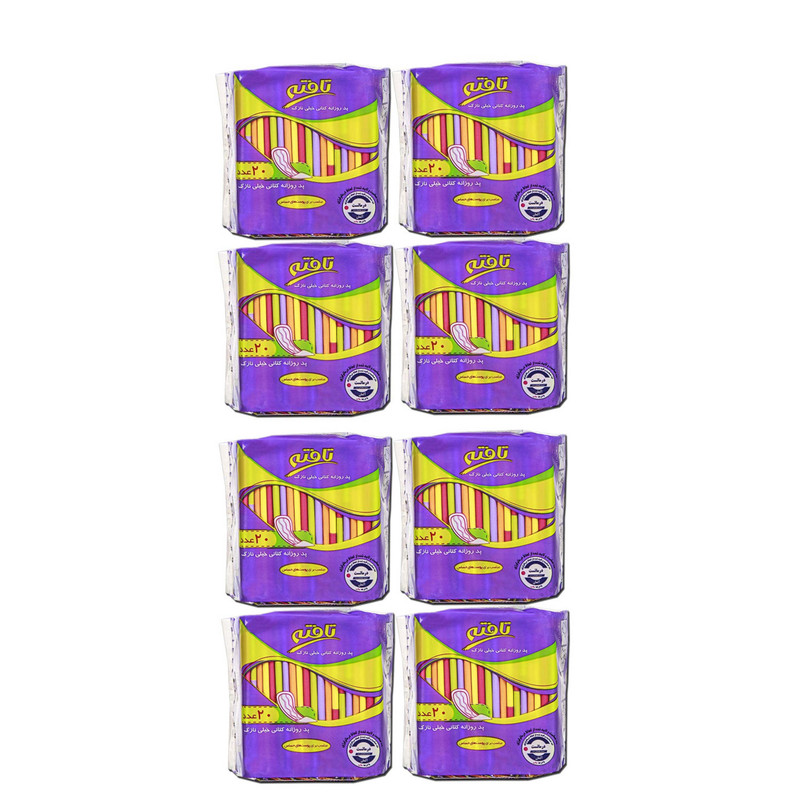 پد روزانه تافته مدل ultra thin مجموعه 8 عددی