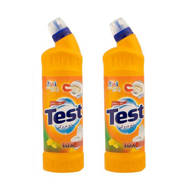 مایع جرمگیر تست مدل Lemon حجم 750 میلی لیتر بسته 2 عددی
