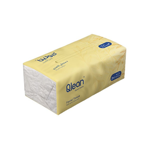 دستمال کاغذی 250 برگ کیولین مدل ساده بسته 2 عددی