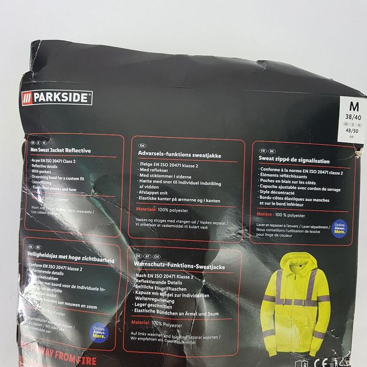 سویشرت مردانه پارکساید مدل ایمنی شب نما کد LuxReflective2022