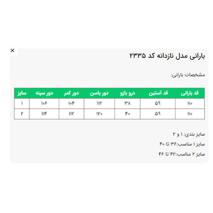 بارانی زنانه السانا مدل نازدانه کد 233517 مدل 1